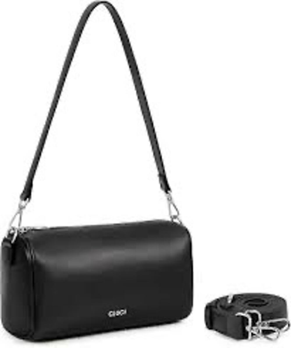 CLUCI Barrel Bag PU Leather Crossbody Bag Minimalist & Stylish Shoulder Bag